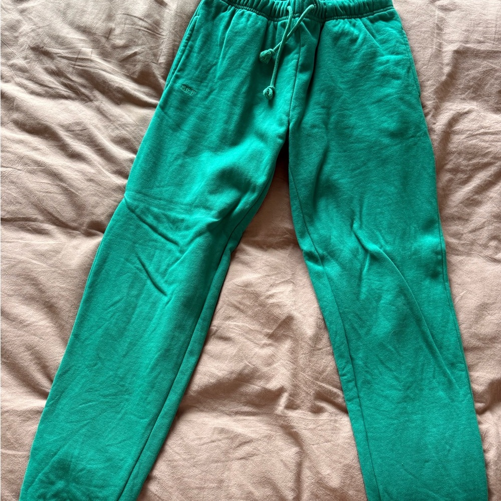 SET Active Vibrant Green Joggers